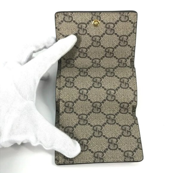 Auth GUCCI 681704 Collaboration Paper mini wallet The Hacker Project Trifold wal - Picture 11 of 16
